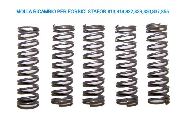 Molla di Ricambio per Forbici Stafor 813-814-837-855 - 5 pz