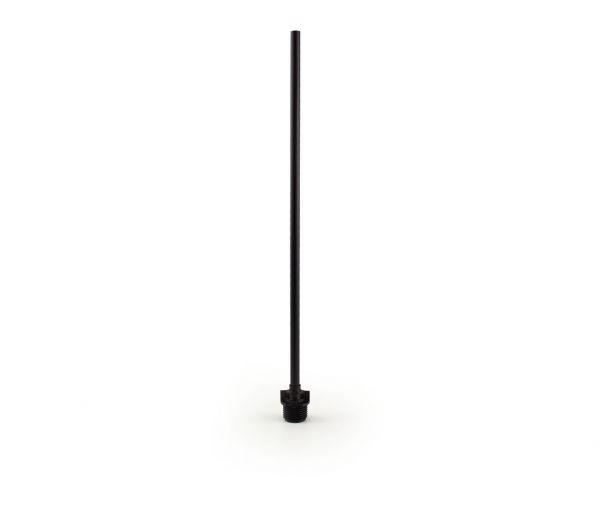 Astina microtubo rigida Teco 4X7 H 300 mm con attacco filettato 1/2" M