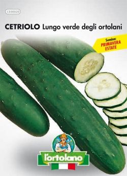 Semi di Cetriolo Lungo Verde degli Ortolani