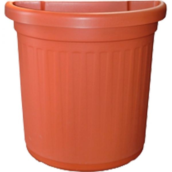 Vaso A Parete 'Creta' Cm 25X50X50H - Colore Terracotta