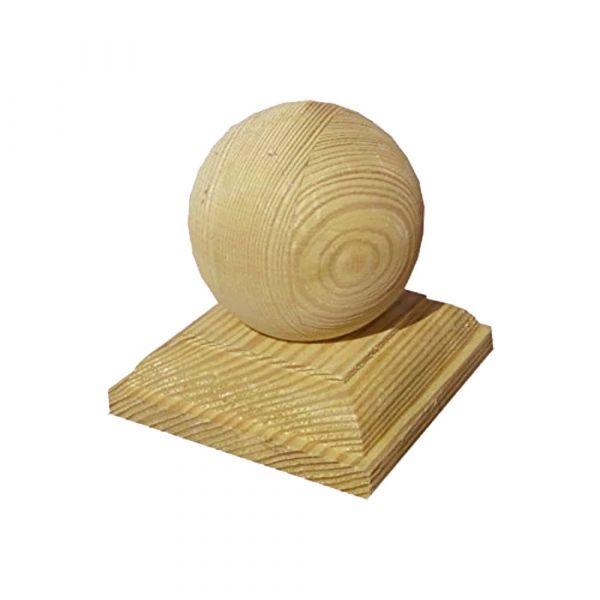 Sfera Copripalo In Legno 7X7 Cm