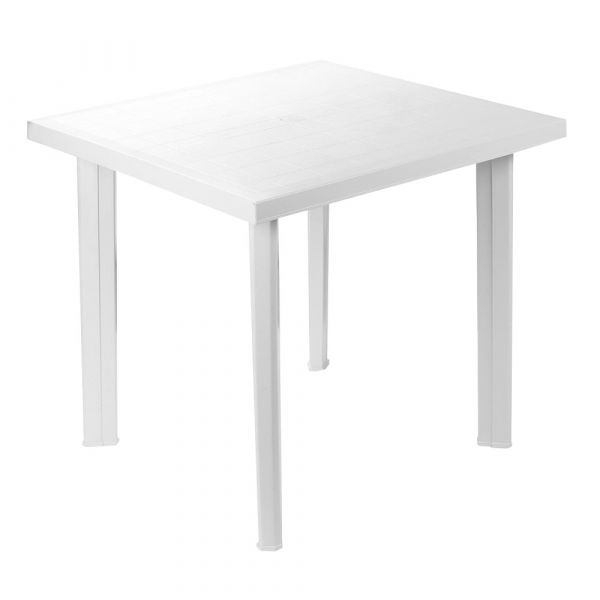 Tavolo Componibile Rettangolare 'Fiocco' Cm 80X75X72H - Col. Bianco