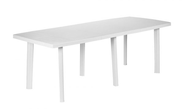 Tavolo Allungabile Rettangolare 'Trio' Cm 216X90X72H - Col. Bianco