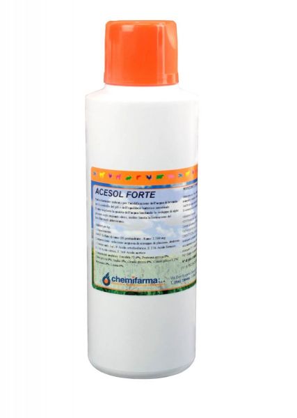 Acidificante Disinfettante liquido per Uso Zootecnico Chemifarma Acesol Forte 250ml