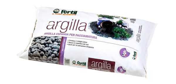 Argilla Espansa per Drenaggio e Pacciamatura Fertil 10 l