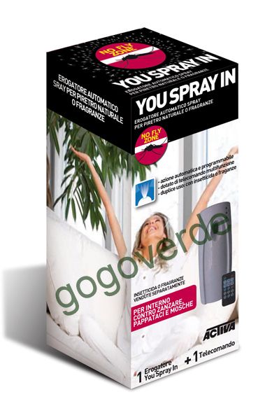 Erogatore Automatico per Bombolette insetticide - You Spray In