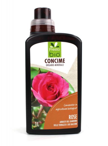 Concime Liquido Biologico per Rose Presto Bio 1 lt