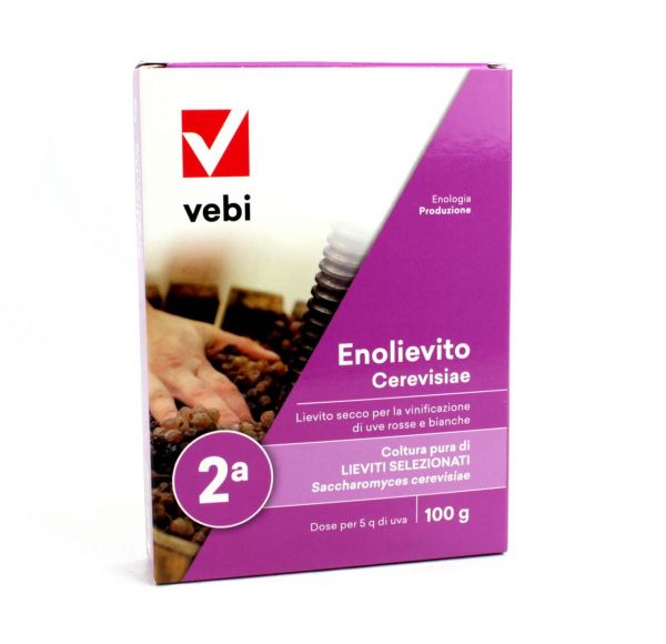 Lievito Secco per Vinificazione Vebi Enolievito Cerevisiae 100 g