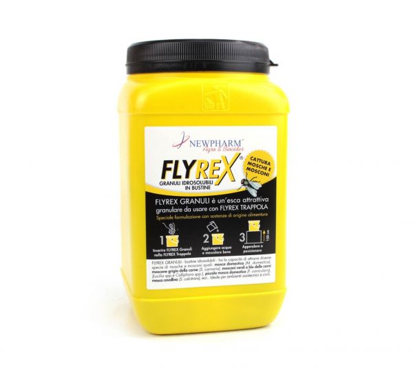 Esca attrattiva per Trappole Cattura Mosche Flyrex 8 x 50 g