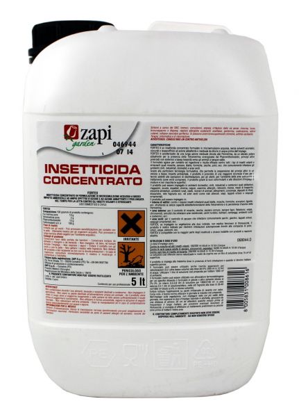 INSETTICIDA FORTEX Zapi TANICA LT 5 CONCENTRATO ZANZARA TIGRE INSETTI MOLESTI