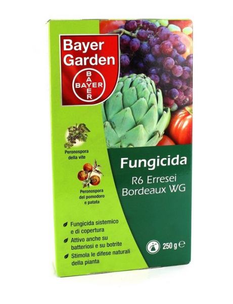 Fungicida sistemico Bayer R6 Bordeaux WG 250 grammi