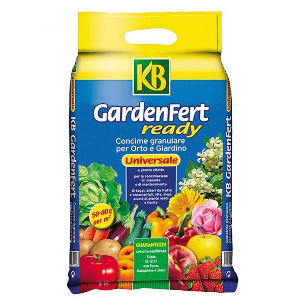 Concime OrganoMinerale a Pronto Effetto KB GardenFert Ready 5 kg