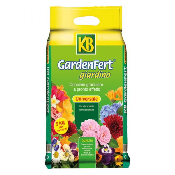 Concime OrganoMinerale a Pronto Effetto KB GardenFert Giardino 5 kg
