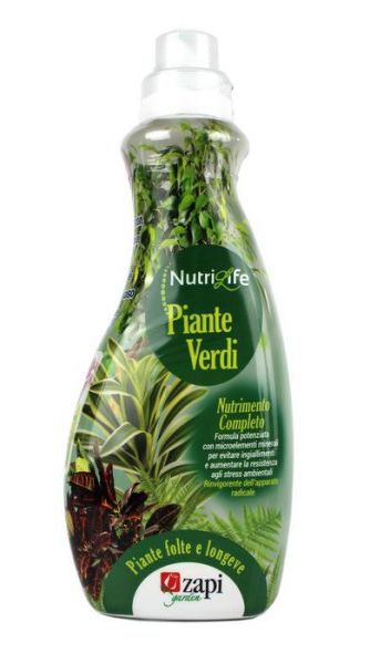 concime liquido nutrilife piante verdi