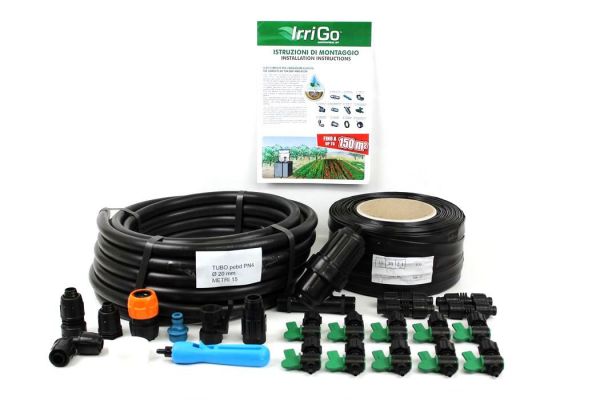 Kit per Irrigazione a goccia Irritec Irrigò - 150 metri quadri