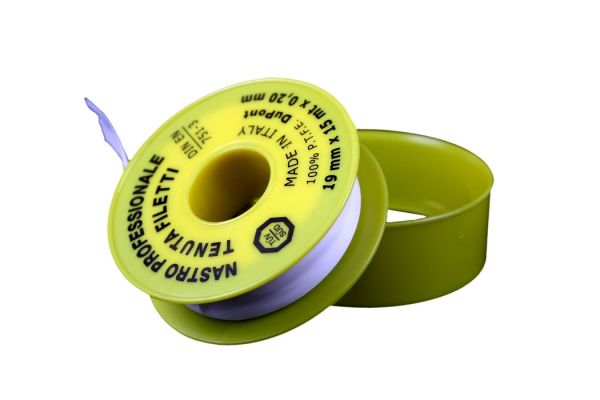 Nastro Professionale in Teflon P.T.F.E. DuPont 19 mm