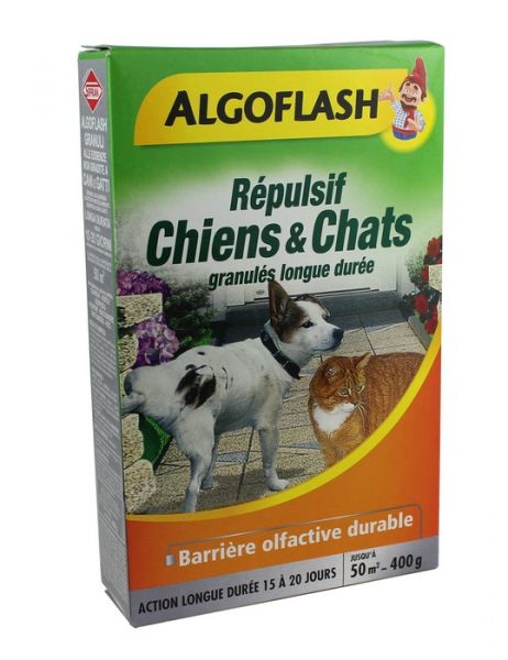 Repellente Granulare per Cani e Gatti Algoflash 400 grammi