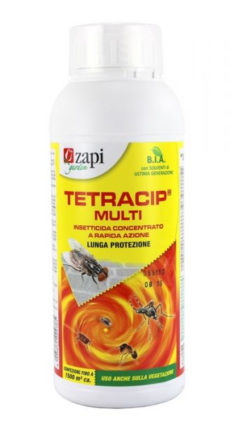 Insetticida concentrato Zapi Tetracip Multi Mosche e Zanzare 1 l