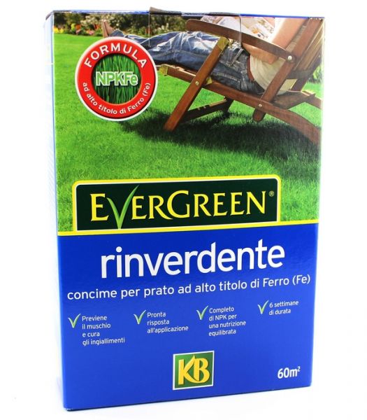 Concime rinverdente per prato Kb EverGreen 2 kg