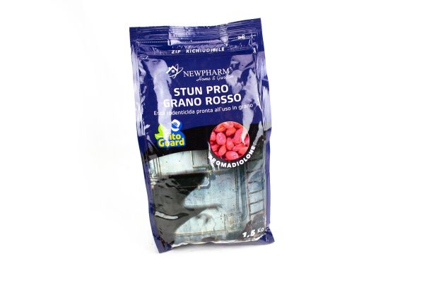 Esca Rodenticida in Grani NewPharm Stun Pro 1,5 kg