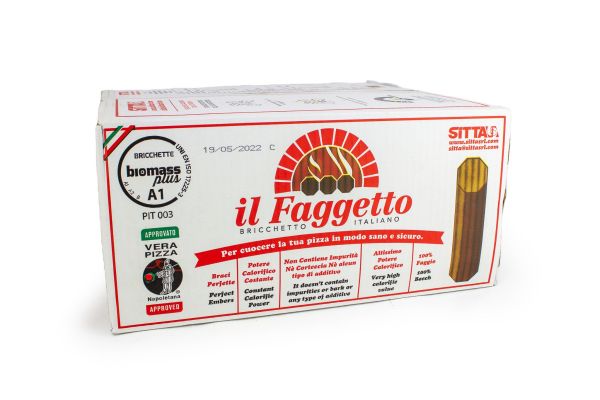 Tronchetti per Riscaldamento e brace per Pizze "Il Faggetto" 18 kg - 100% Faggio