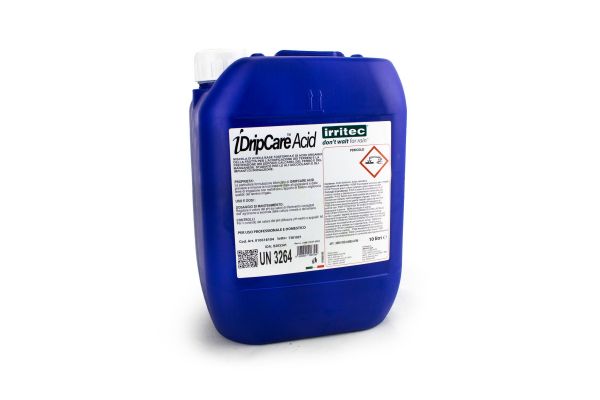 Liquido per Pulizia Ale gocciolanti - Irritec IDripCare Acid 10 l