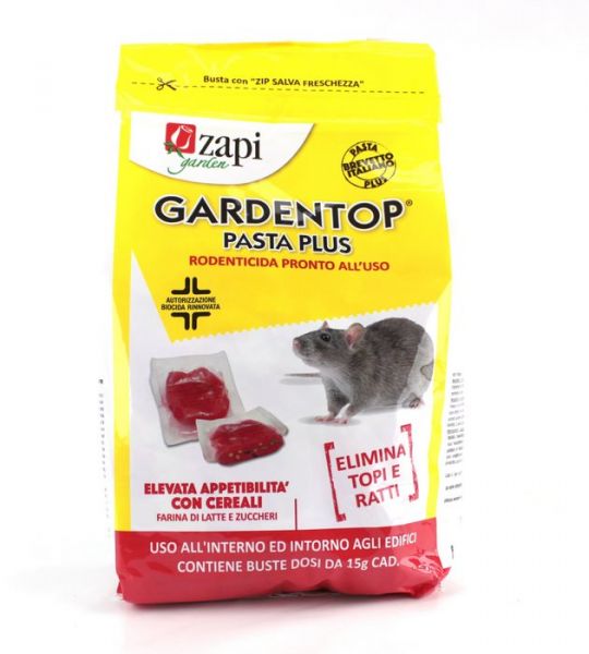 Esca Biocida/Topicida Gardentop Pasta Plus 1,53 kg - Zapi