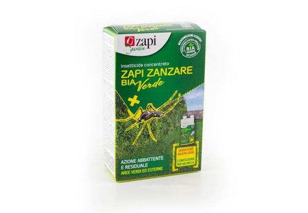 Insetticida Concentrato ad Ampio Spettro Zapi Zanzare BIA Verde 250 ml
