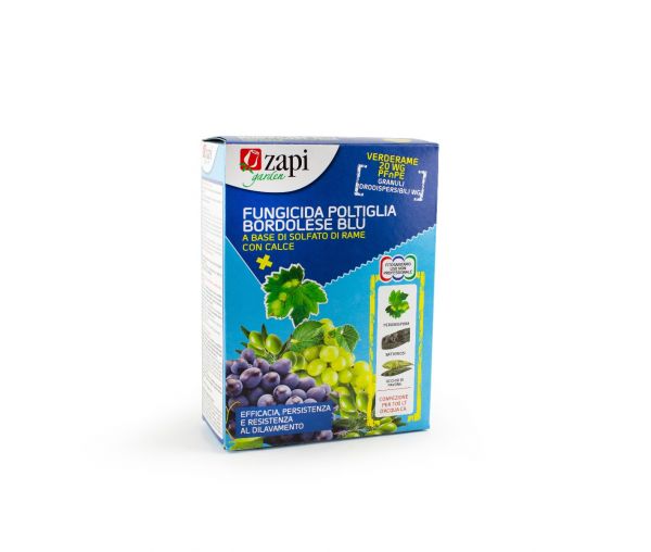 Fungicida Zapi Verde rame 20wg poltiglia bordolese blu in granuli 500g