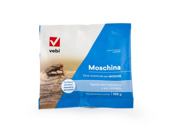 Esca Insetticida Granulare per Mosche - Vebi Moschina 100 g