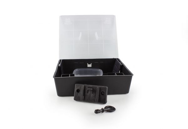 Box Pack 15 Stazioni Topicida trasparente "Compact" con Portazollette