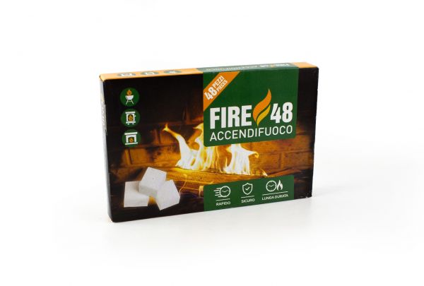 Accendifuoco ad alto rendimento Fire 48 - 48 zollette