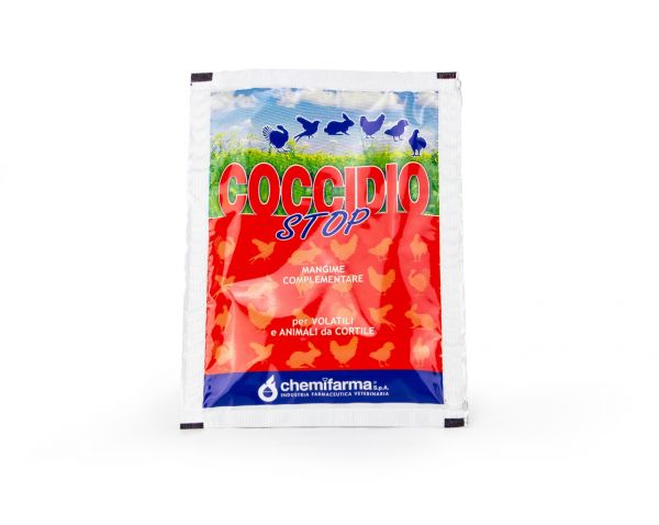 Mangime complementare per volatili e animali da cortile - Chemifarma Coccidio Stop 50 g