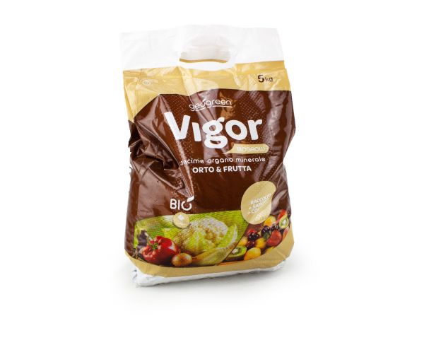 Concime Biologico Organo Minerale per Orto e Frutta - Vigor Biogrow 5 kg