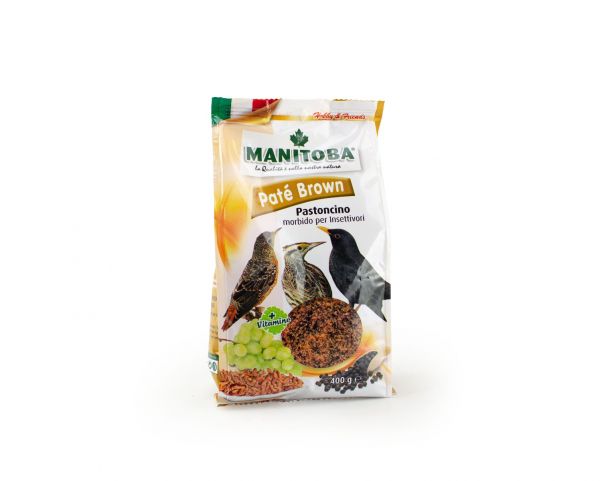 Pastoncino morbido per insettivori - Manitoba Patè Brown 400 g