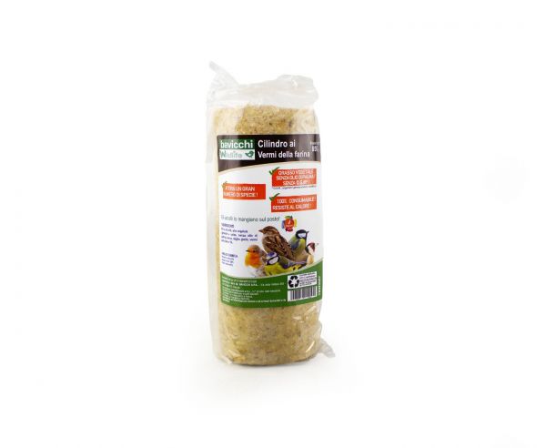 Bavicchi WildLife - Cilindro ai vermi della farina per Uccelli 850 g
