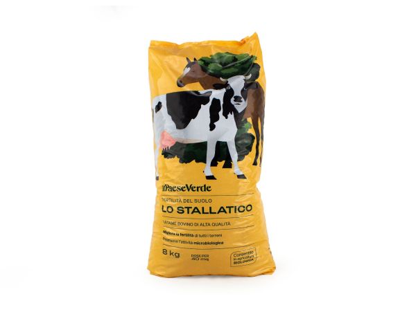 Concime Organico Biologico "Lo Stallatico" 8 kg - Il Paese Verde