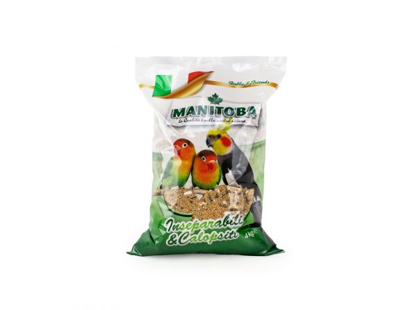 Mangime Mix Universale Inseparabili e Calopsiti 4 kg - Manitoba