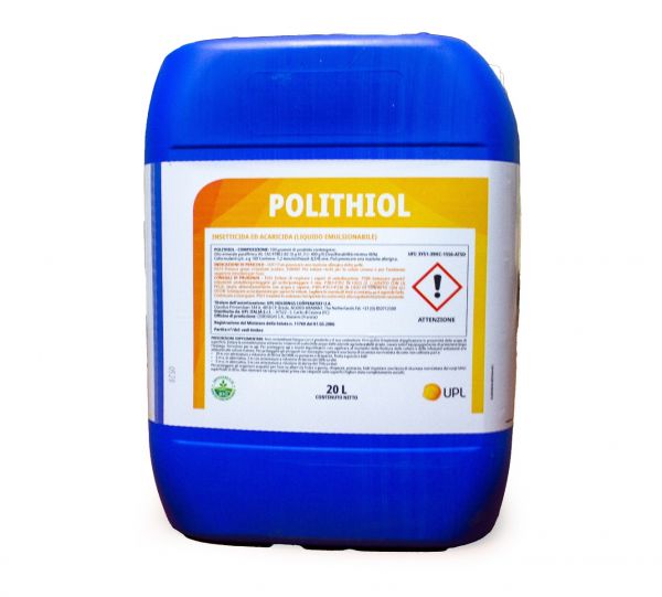 Olio minerale Paraffinico per trattamenti fitosanitari UPL Polithiol 20 l