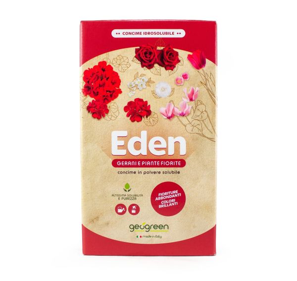 Concime Idrosolubile EDEN Gerani e Piante Fiorite - 750 g