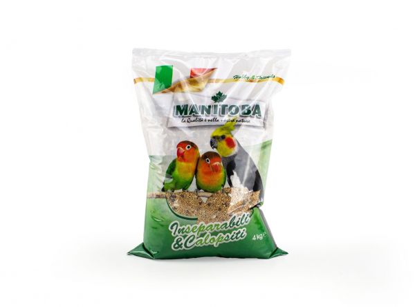 Mangime Mix Universale Parrocchetti e Inseparabili Manitoba - 4 kg
