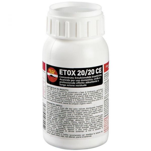 Insetticida  civile concentrato antiZanzare Etox 20/20 CE 100ml