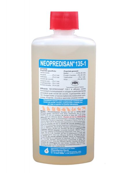 Disinfettante Zootecnico ad ampio spettro Chemifarma Neopredisan 135-1 500ml