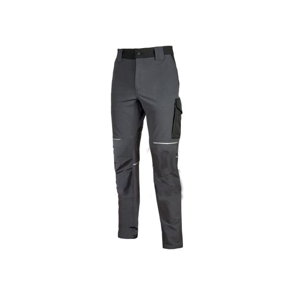 Pantaloni da lavoro U-Power World Asphalt Grey/Green