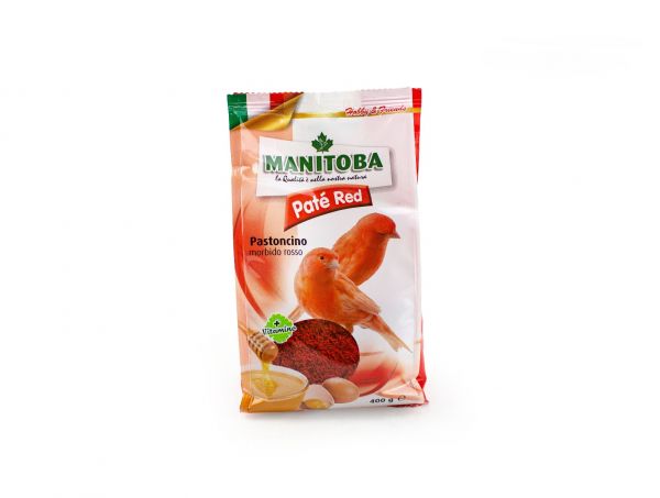 Pastoncino Morbido per Canarini – Manitoba Patè Red 400 g