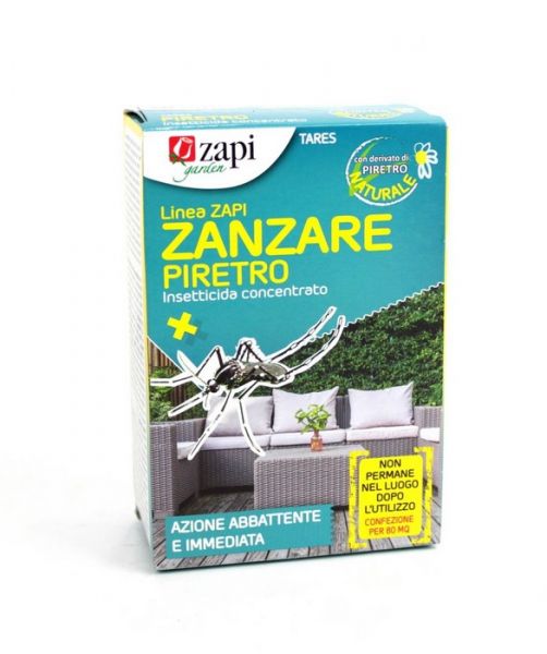 Insetticida Concentrato Abbattente a base di Piretro Zapi Tares 100 ml