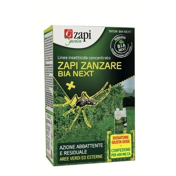 Insetticida Concentrato ad Ampio Spettro Zapi Zanzare B.I.A. NEXT 250 ml