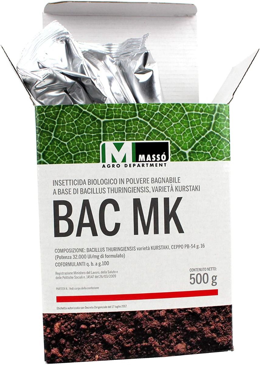 Zapi Bacillus Thuringiensis – Insetticida Biologico Per Orto E Giardino – 50g (5x10g)
