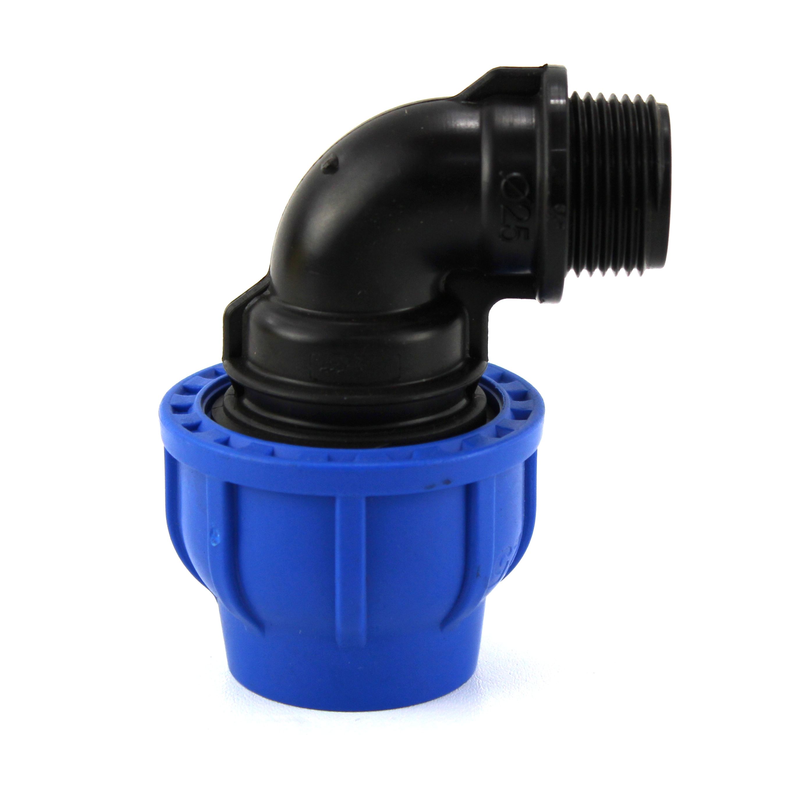 PATIKIL 8mm Barbato x 1/2 PT Maschio Barb Flessibile Raccordo, 2pz Ottone 90 Gradi Gomito Giunto Connettore Tubo Raccordo per Acqua Tubo, Oro Tono