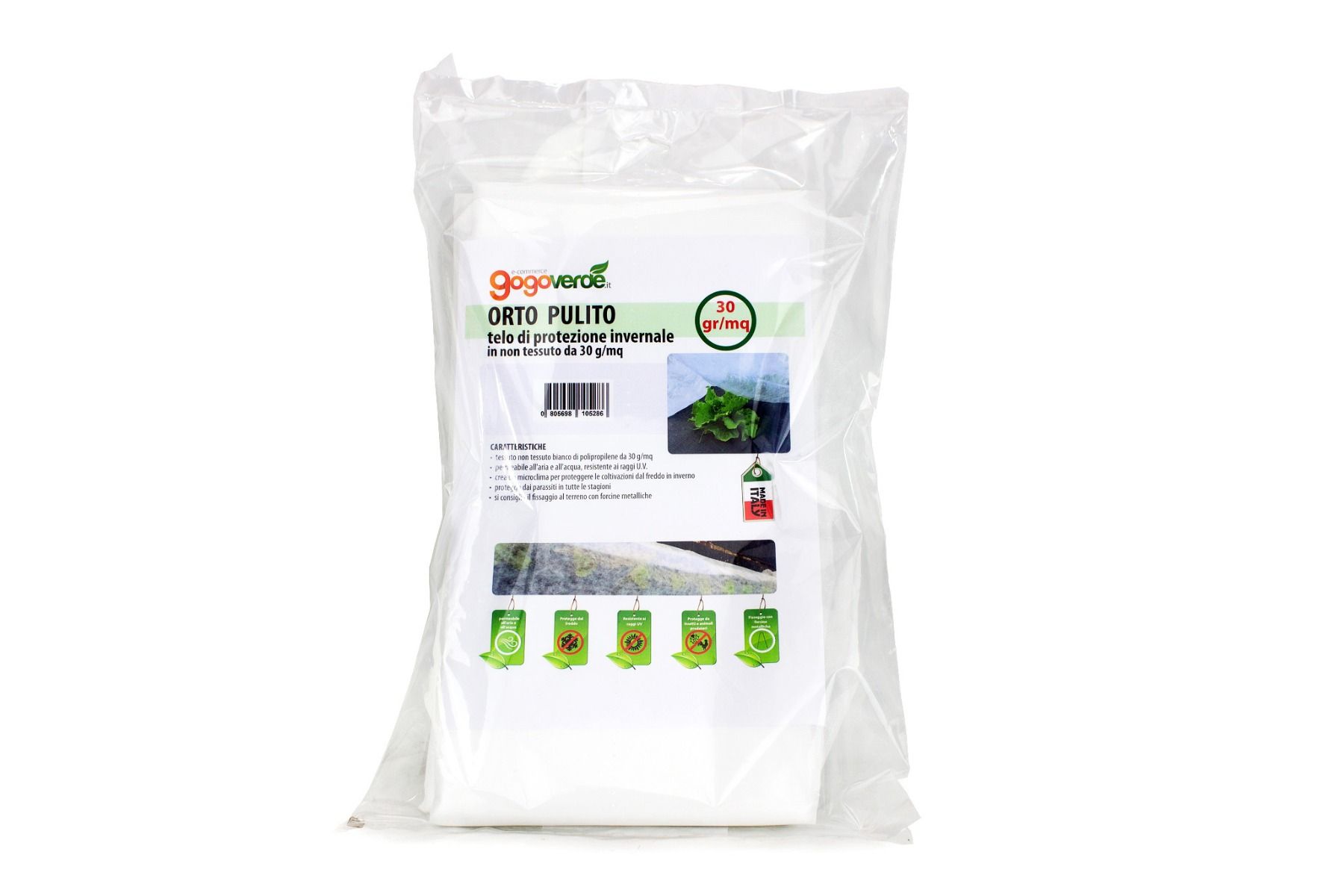 HaGa Telo Protettivo Antigelo Per Piante 155x150 Cm - 80g/m², Tessuto Non Tessuto Con Protezione UV